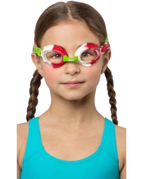Gafas de Natación Cressi Seahorse Verde/Blanco/Rojo | Seguras y Cómodas para Niños de 4 a 8 Años - Image 2